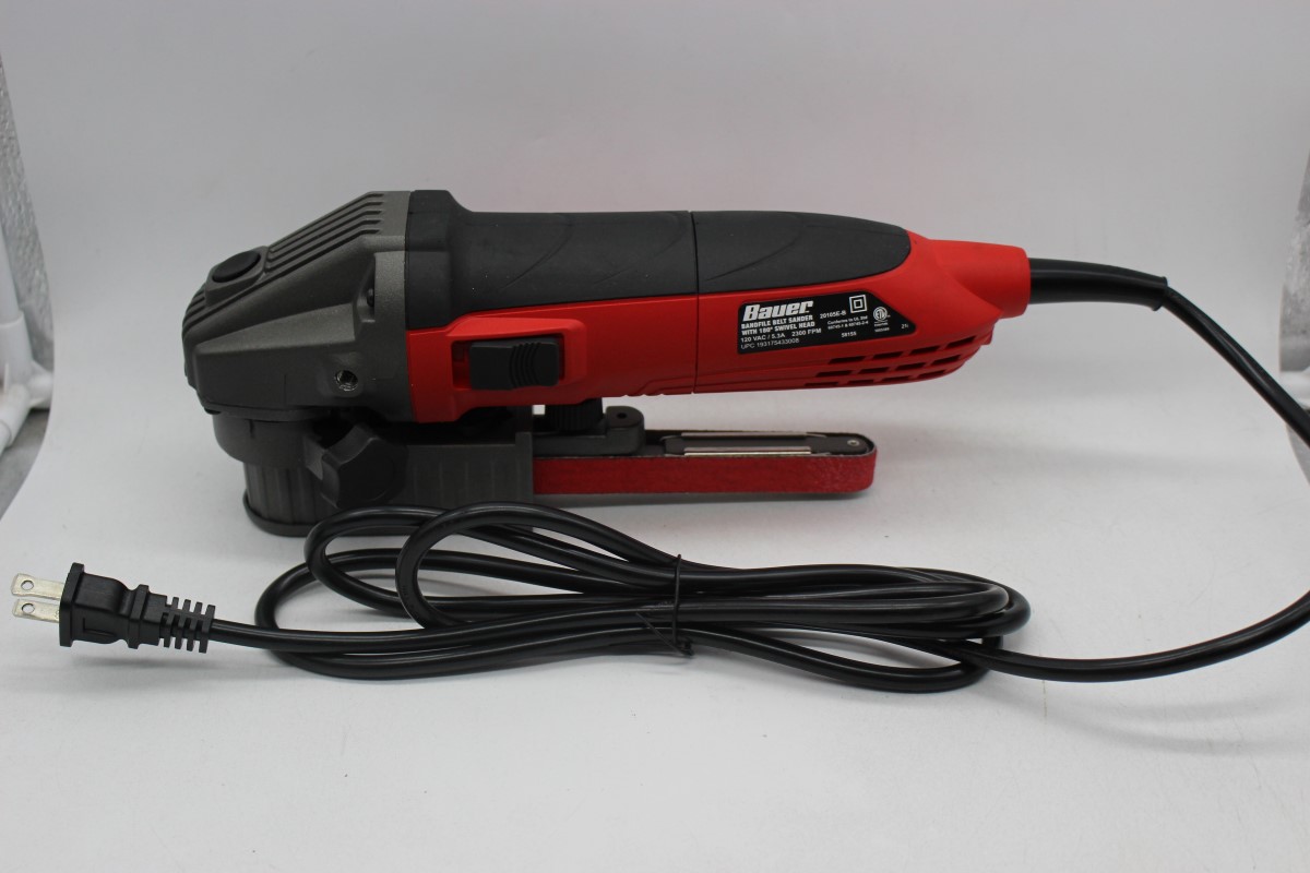 BAUER TOOLS 20105EB CORDED BANDFILE BELT SANDER Very Good A OK Pawn