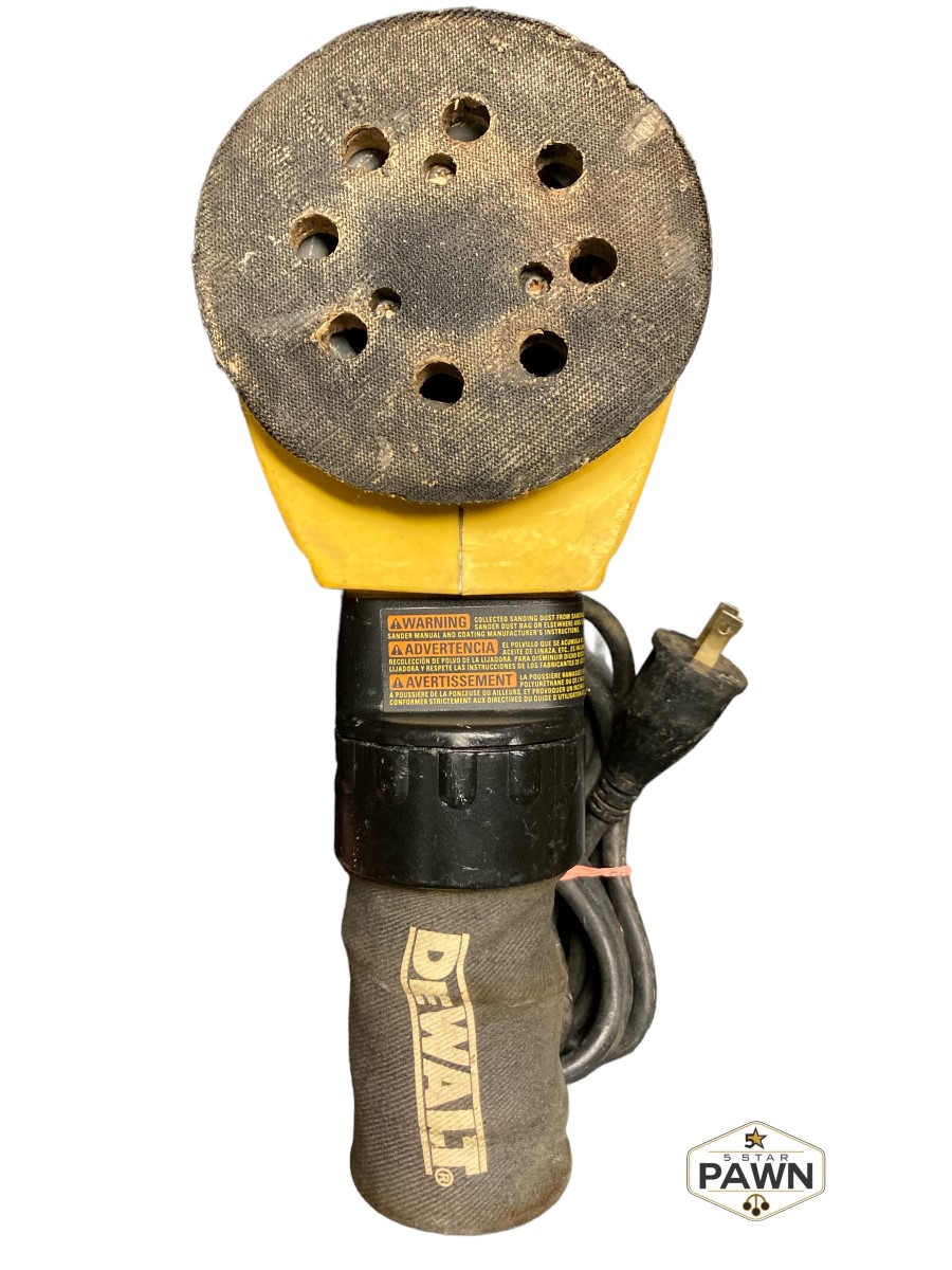 Dewalt D26451 Corded 5" Random Orbital Palm Sander 3 Amp Works Very