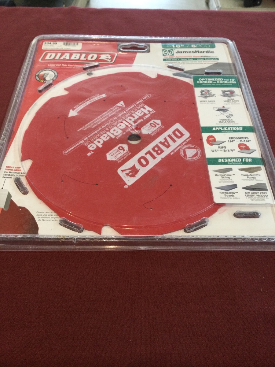 Diablo Digital 10 Inch Hardie Blade
