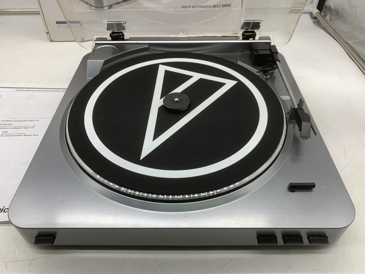 Audio Technica ATLP60USB Full Auto Belt Drive USB Turntable Record