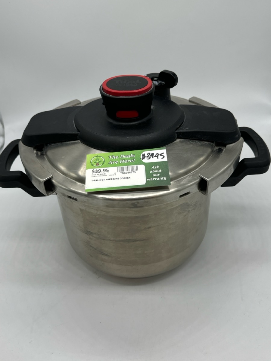 TFAL 6 QT PRESSURE COOKER Like New Evergreen Traders Fredericton NB Canada