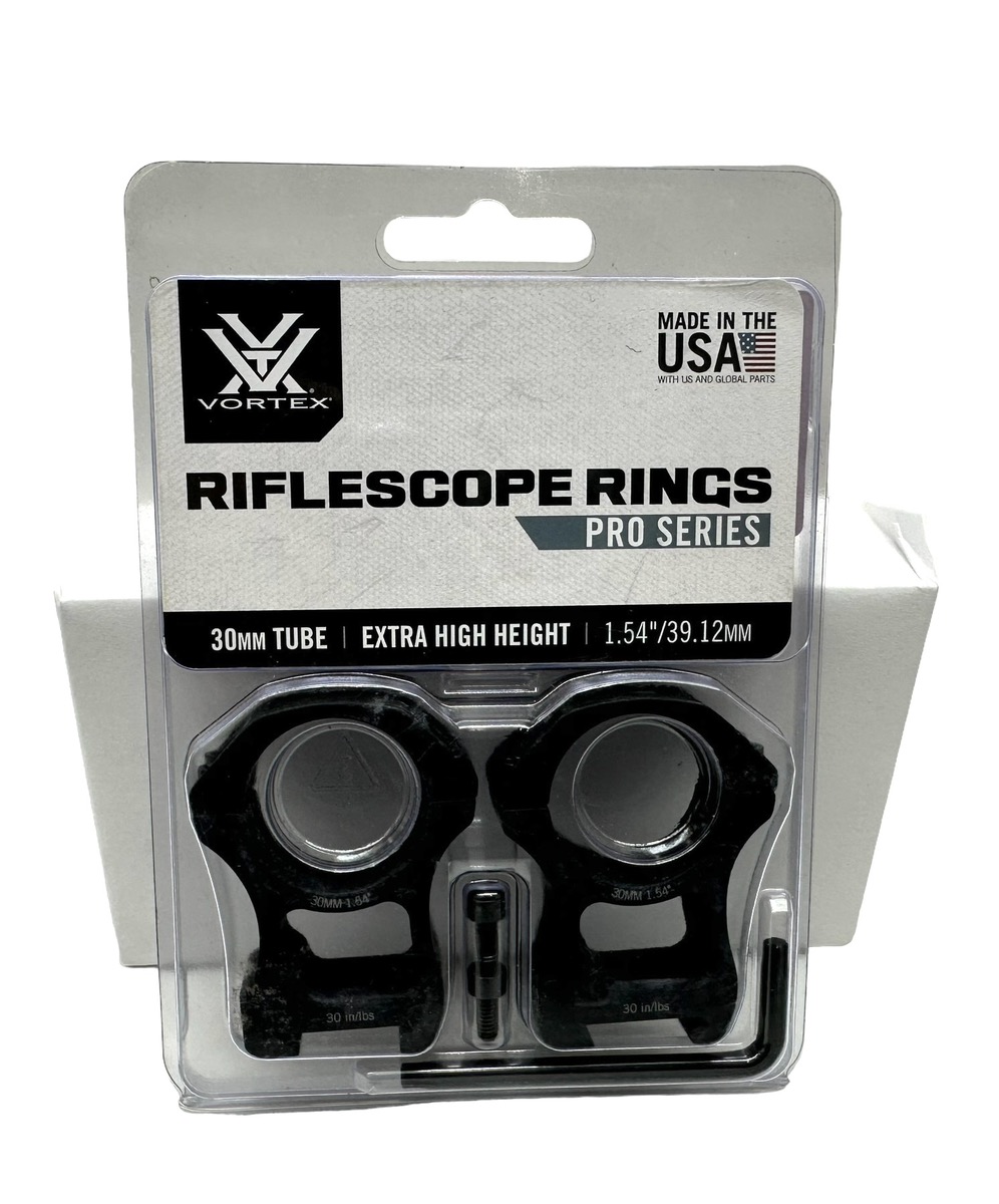 VORTEX RIFLESCOPE RINGS PRO SERIES 30MM TUBE EXTRA HIGH HEIGHT! Brand