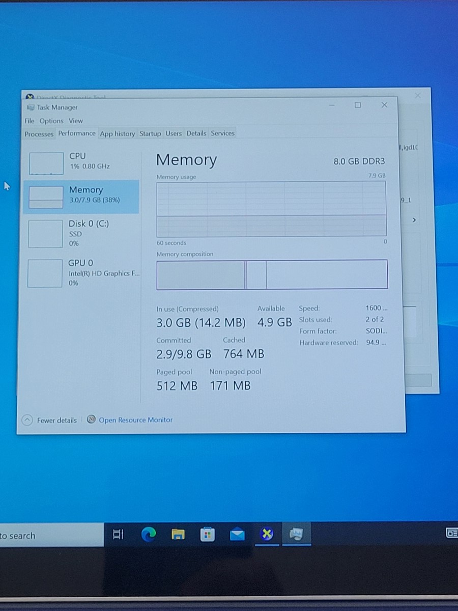 MICROSOFT SURFACE PRO 3 WIN10 8GBRAM 256GBSSD LAPTOP/TABLET Good Pawn