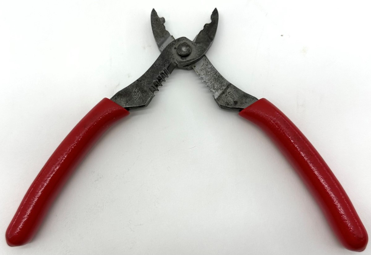 Snap-on PWCS7ACF 7-Inch Red Soft Grip Wire Stripper / Cutter / Crimper – Made In USA – NEW