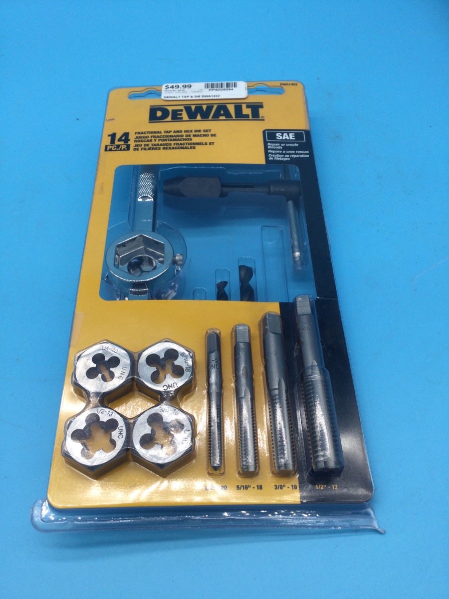 DeWalt Model DWA1452 Tap and Die photo 3