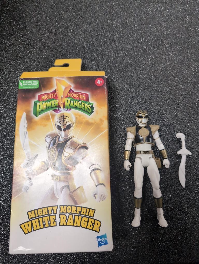 MIGHTY MORPHIN' POWER RANGERS: WHITE RANGER TOMMY OLIVER IOB Very Good ...