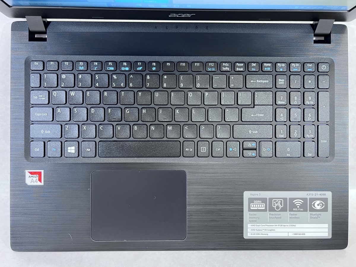 Acer Aspire 3 A315-21 - N17Q3 - 8GB RAM - 1TB HDD - 15.6" - W10 Good ...