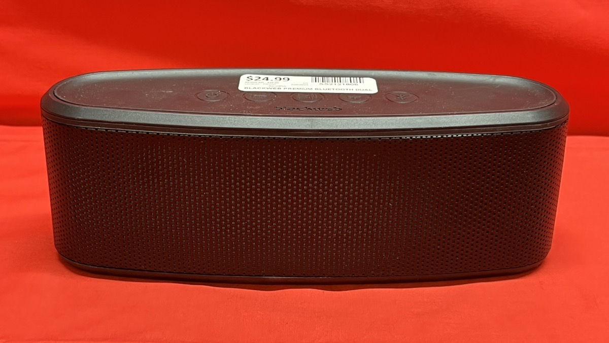 Blackweb Premium Bluetooth Dual Passive Subwoofers Portable Speaker Very Good Buya