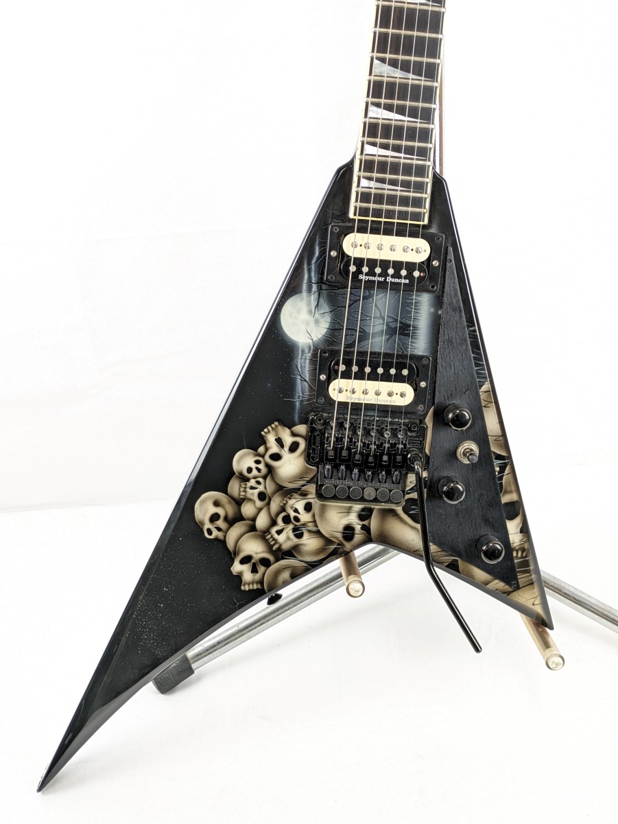 JACKSON Guitars USA RR1 Rhoads Pile O' Skulls Airbrush '93-'94 w/OHSC ...