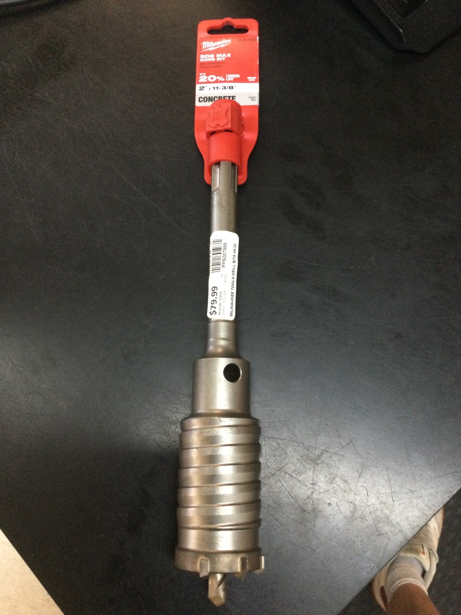 Milwaukee Drill Bit 2" X 11 3/8" Model 48-20-5408
