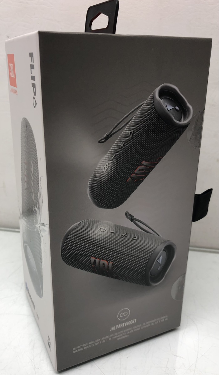 JBL by Harmon Flip 6 Grey Portable Bluetooth Speaker Brand New | Buya
