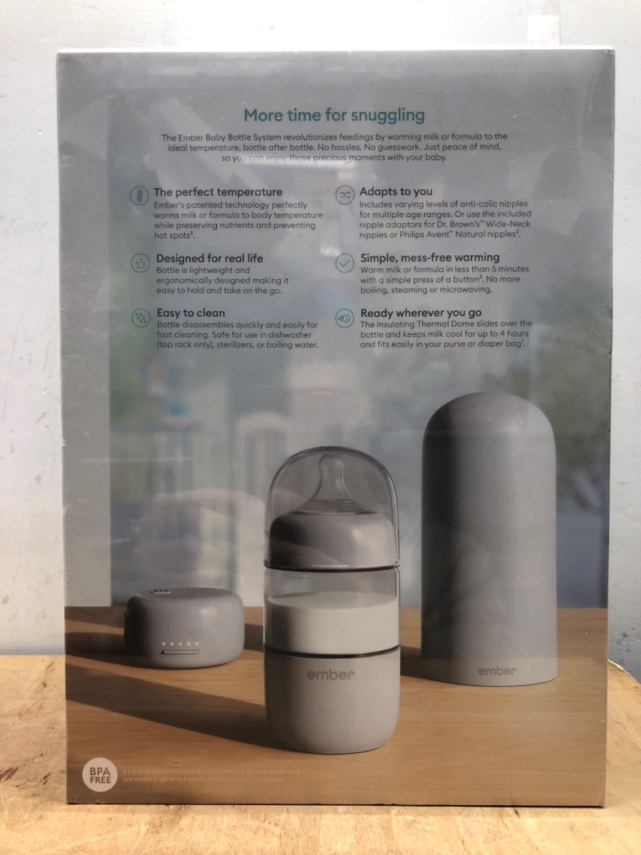 EMBER TECHNOLOGY SELF-WARMING BABY BOTTLE SYSTEM Brand New | Buya