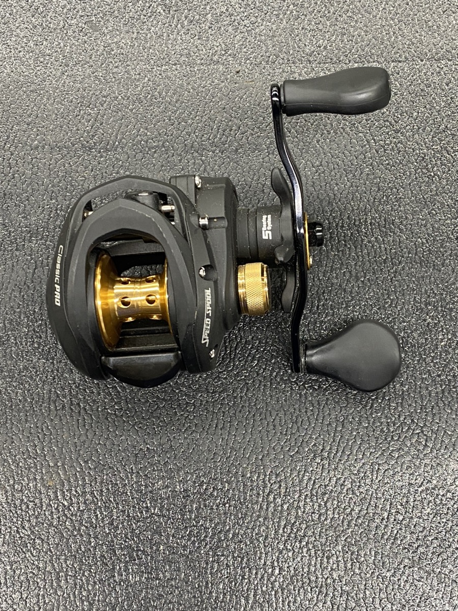 Bass Fishing Reel Lews Skipping Baitcaster Lew's Team Pro Ti SLP