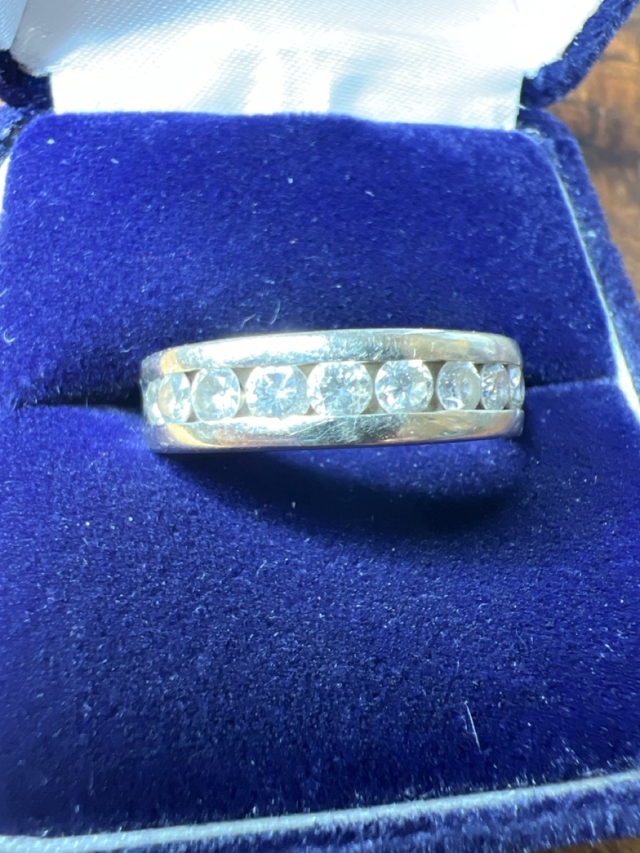 Lady's Diamond Solitaire Ring 10 Diamonds 1.00 Carat T.W. 14K Yel