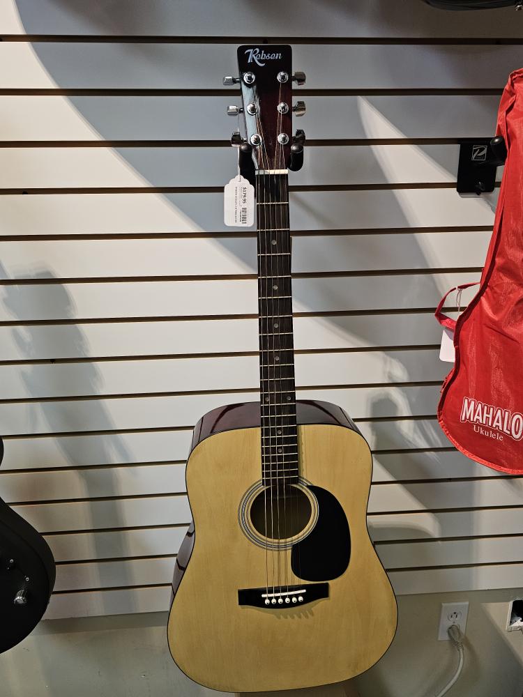 ROBSON ACOUSTIC 6STRING GUITAR Very Good Evergreen Traders