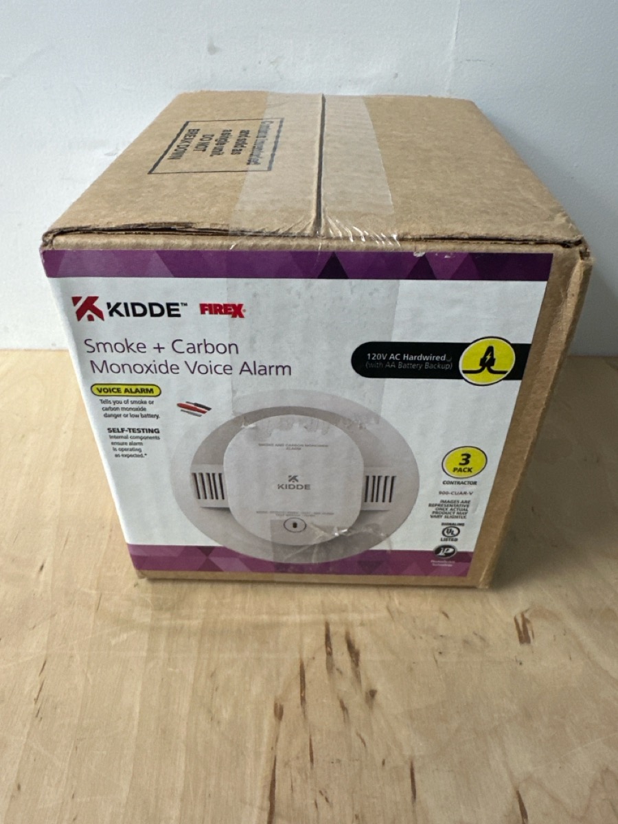 Kidde 900-CUAR-V (3 Pack) Smoke & Carbon Monoxide Detector Brand New | Buya