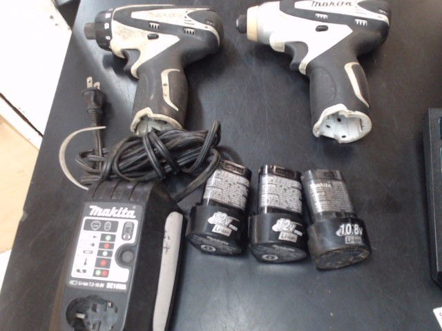 Makita Drill & Driver Set 12V, 3 Batts, Charger photo 3
