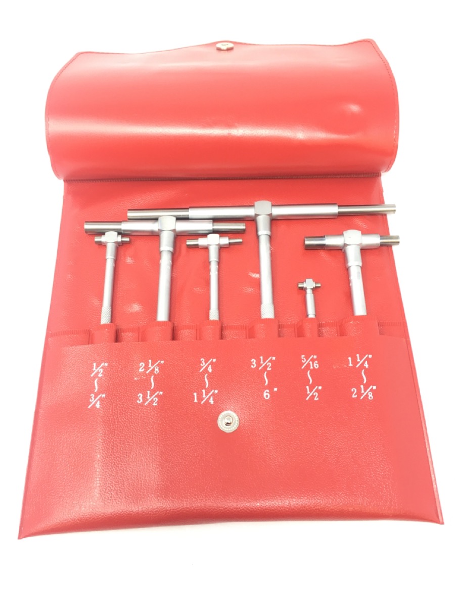 MITUTOYO 155903 TELESCOPING GAGES 5/16"6" 6PC SET (RE DC) Very Good
