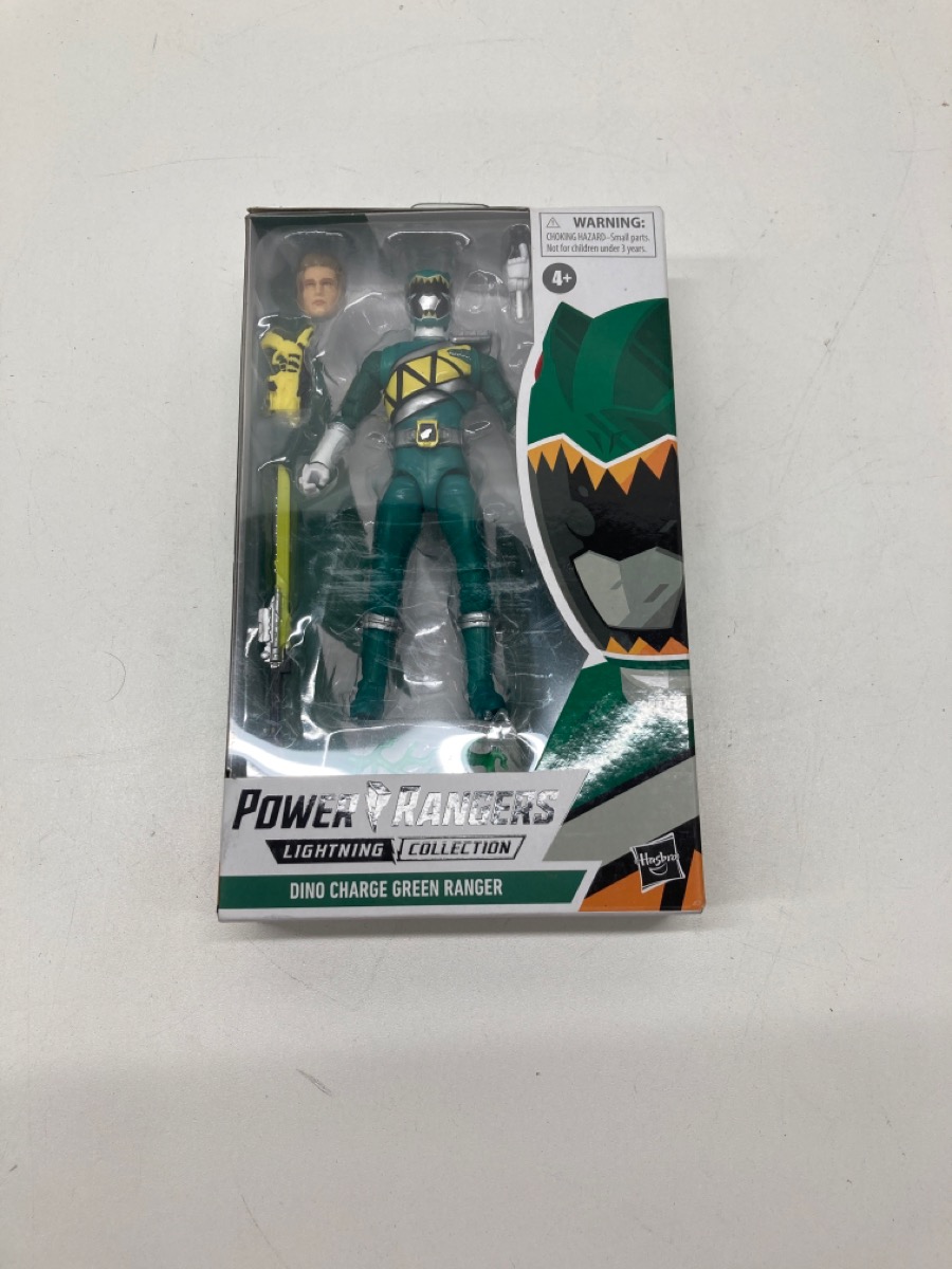 POWER RANGERS DINO CHARGE GREEN RANGER LIGHTNING COLLECTION Brand New ...