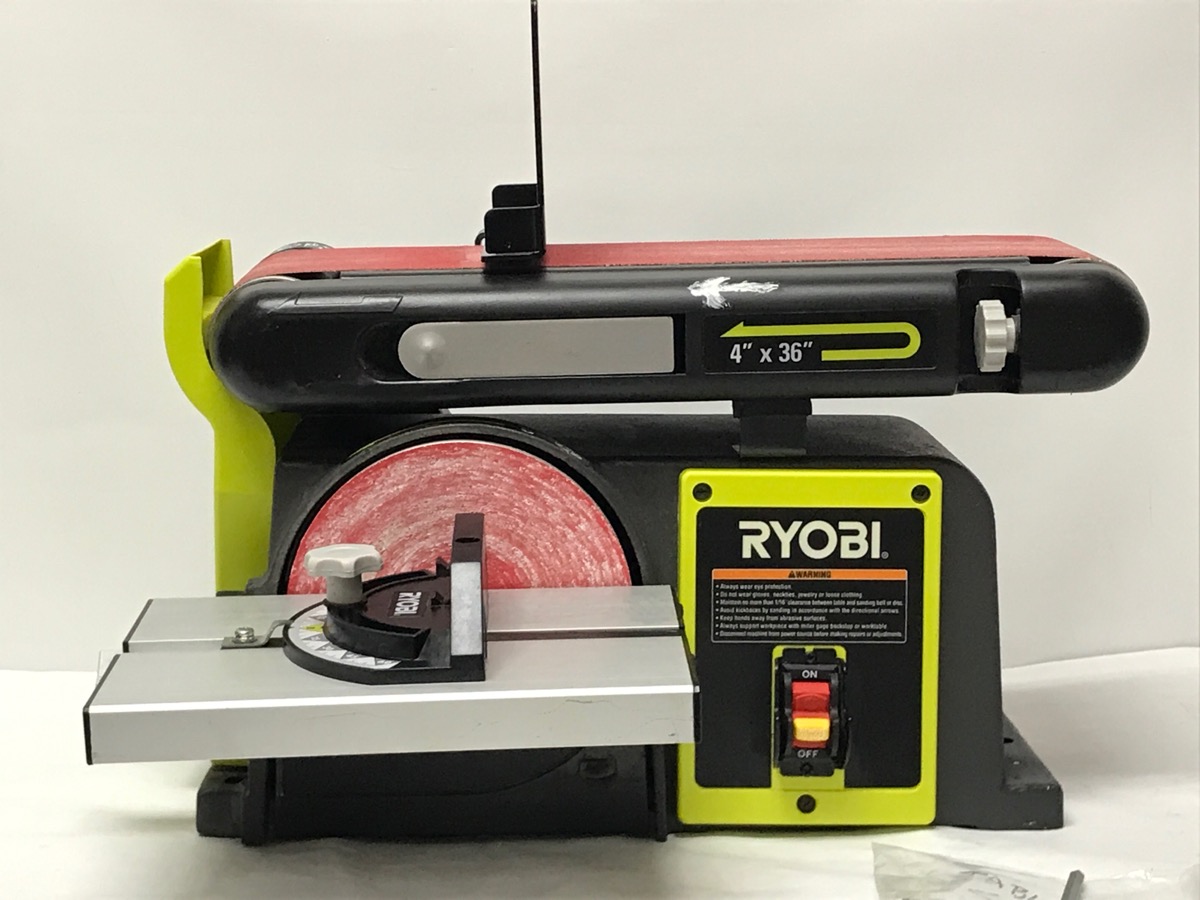 RYOBI BD4601G Corded 4 in x 36 in. Belt and 6 in. Disc Sander (rely