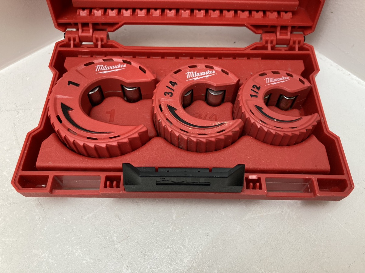 Milwaukee Tools 48224263 3Pc Close Quarters Tubing Cutter Set With Case Brand New Liberty
