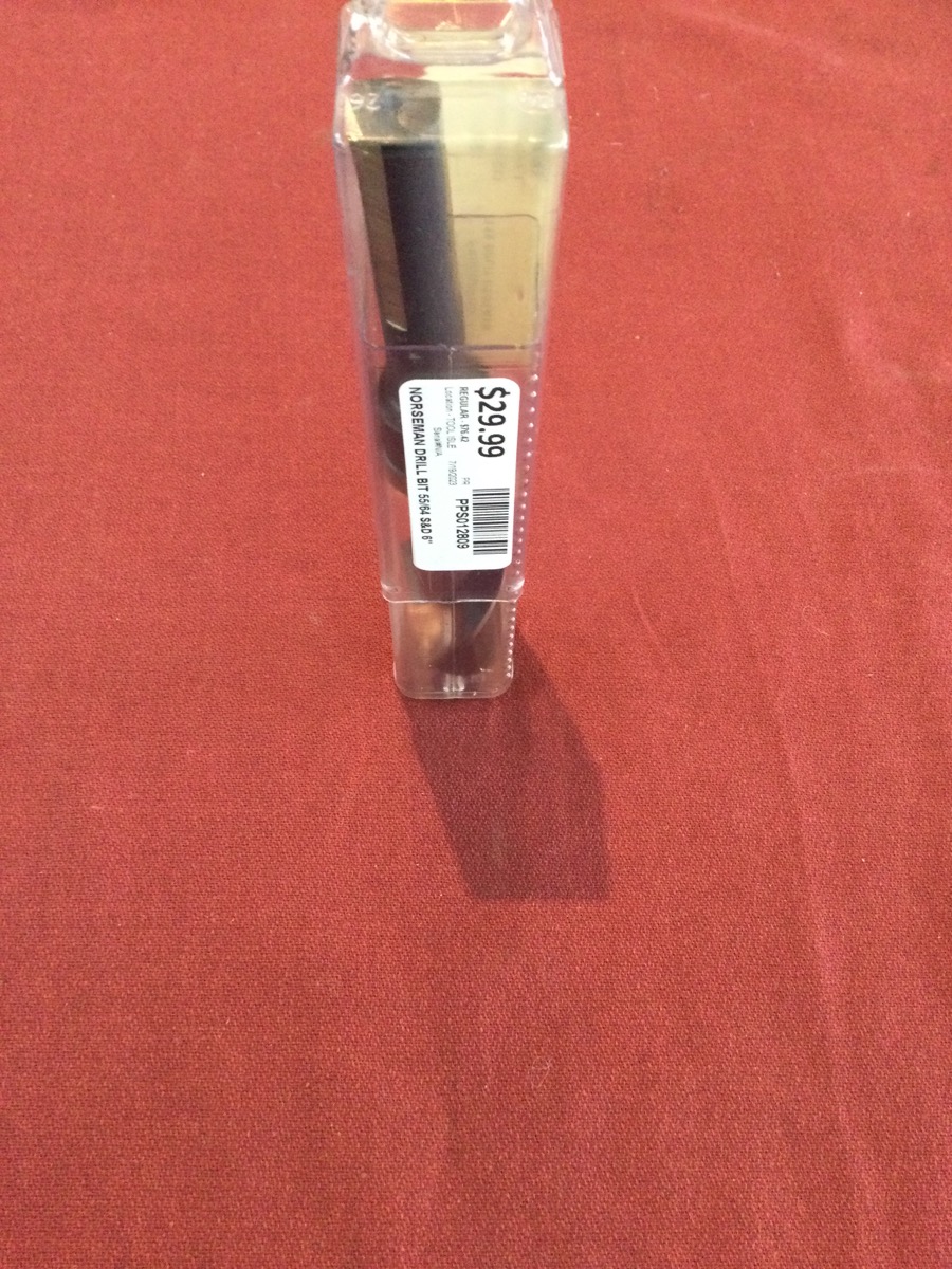 Norseman Drill Bit. S&D 6" Length Premium Hd. 55/64 photo 3