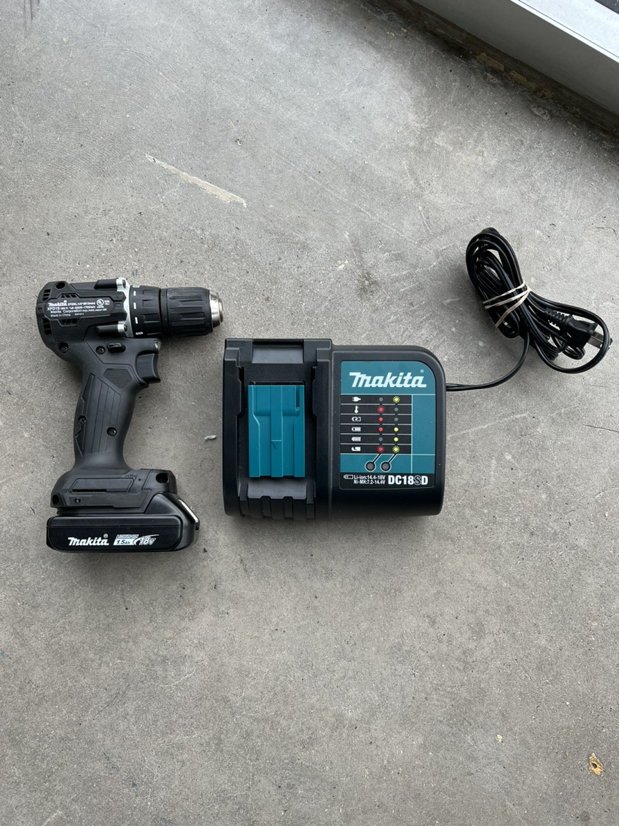 MAKITA XFD15 CORDLESS DRILL 1.5 AH LITHIUM ION BATTERY Like New Buya