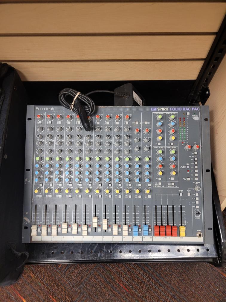 SOUNDCRAFT SPIRIT FOLIO RAC PAC MIXER Good Evergreen Traders