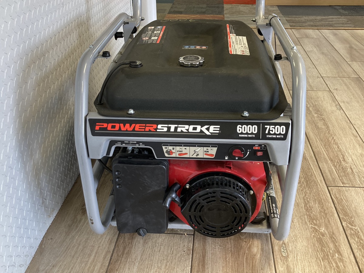 PowerStroke PS906025A 6000W Gas Powered Portable Generator Very Good ...