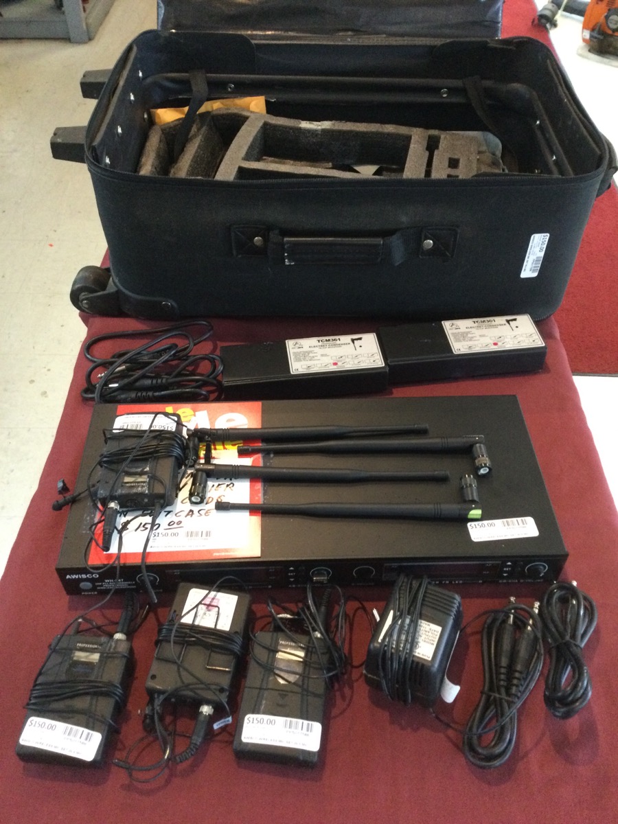 Wireless Microphone System Awisco Model WH-847