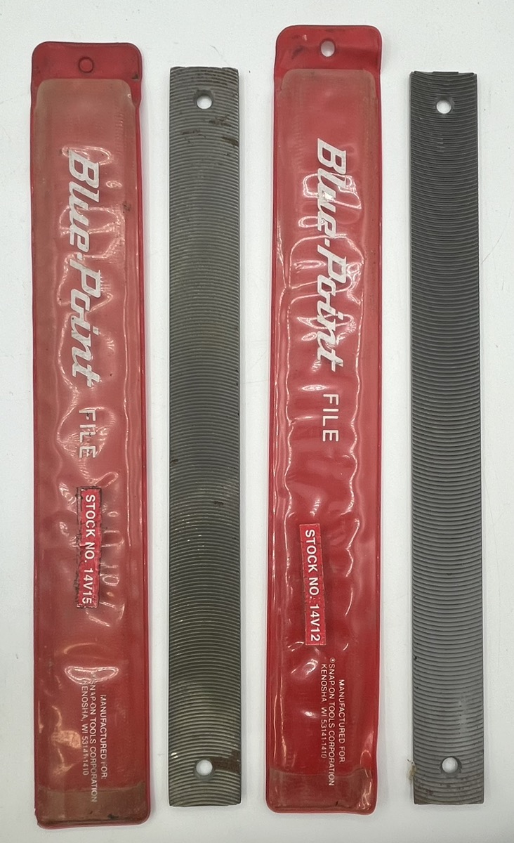 SNAPON BLUEPOINT (2) 14V15 14V12 FLAT FILES Brand New Mid Valley Pawn