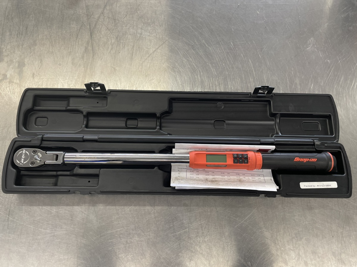 SnapOn Tools ATECH3F250OB 1/2" FlexHead TechAngle Torque Wrench Good