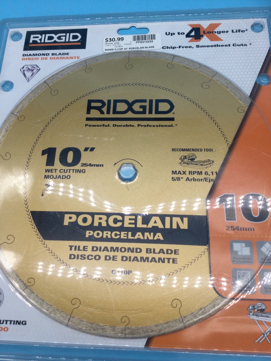 Ridgid Tools Saw Blade Model CJ10P photo 3