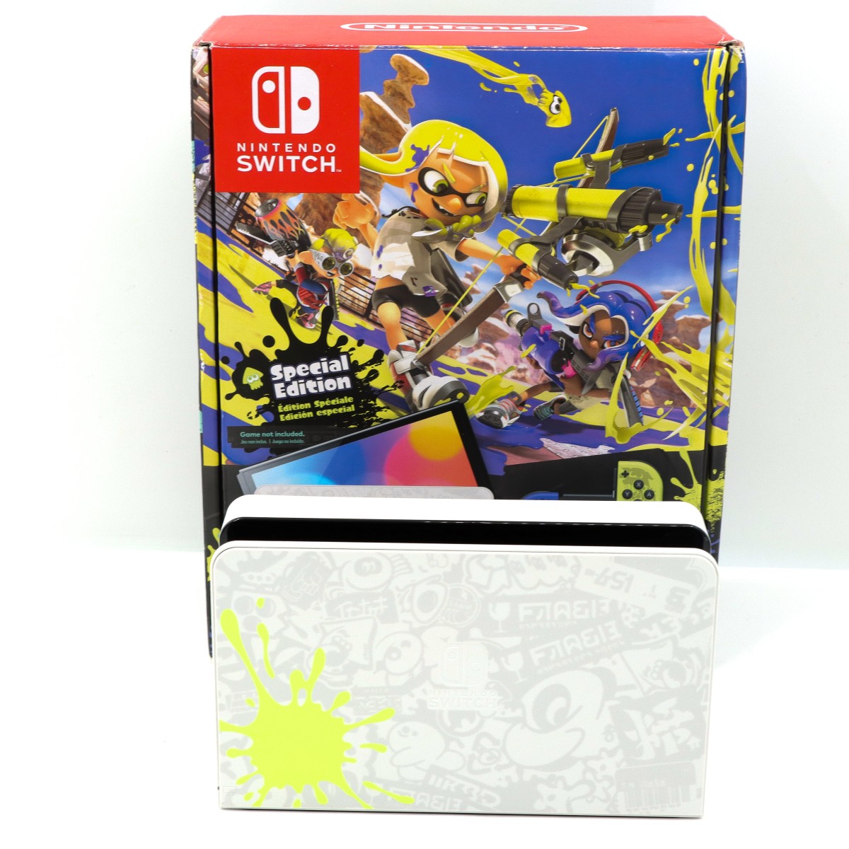 NINTENDO SWITCH SPLATOON 3 SPECIAL EDITION OLED HANDHELD GAME CONSOLE ...