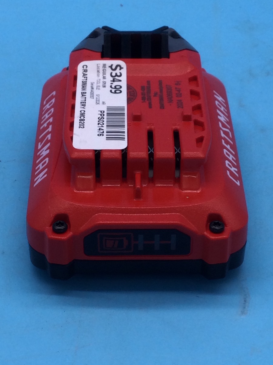Craftsman 20V Lithium Battery Model CMCB202 photo 3