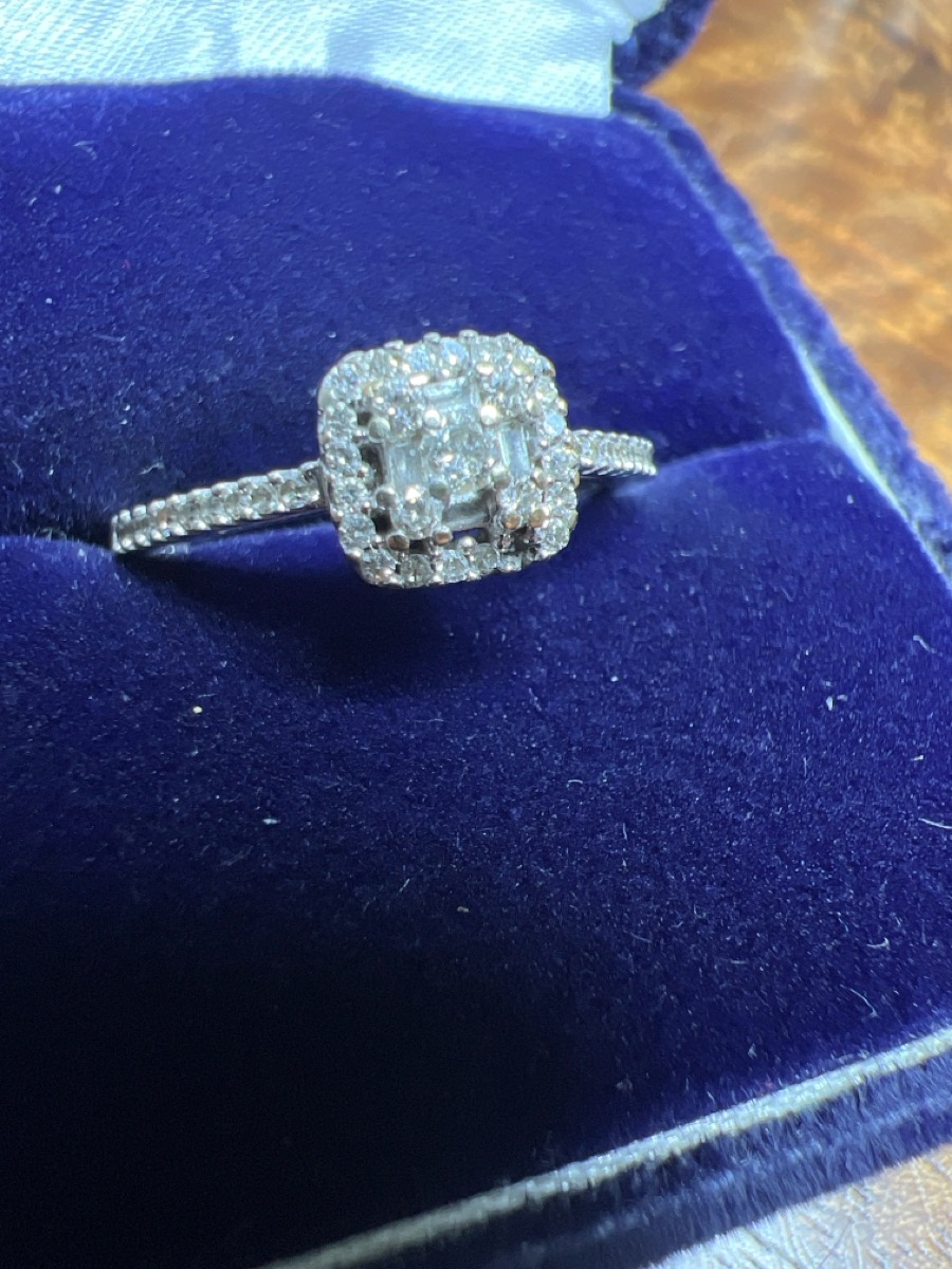 Lady's Diamond Wedding Band 43 Diamonds .52 Carat T.W. 10K White