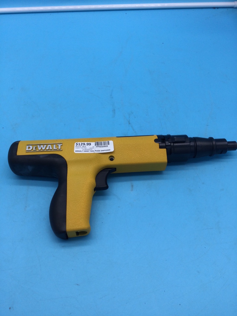 DeWalt P3500 20V Actuated Tool Model DWF52000