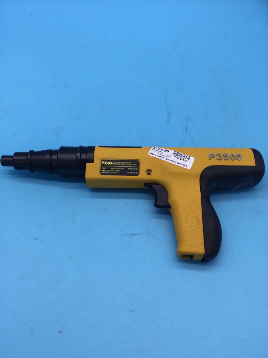 DeWalt P3500 20V Actuated Tool Model DWF52000 photo 2