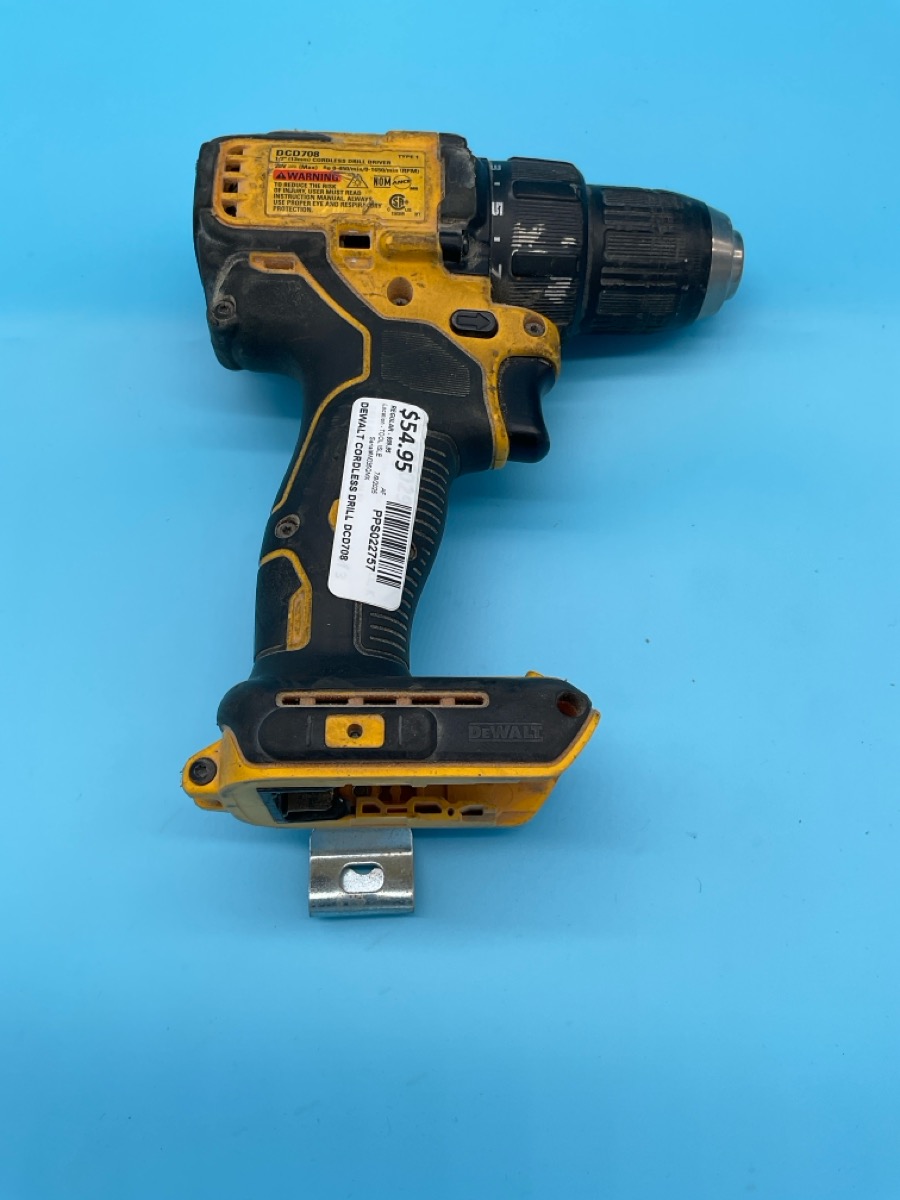 DeWalt Drill 20V Model DCD708