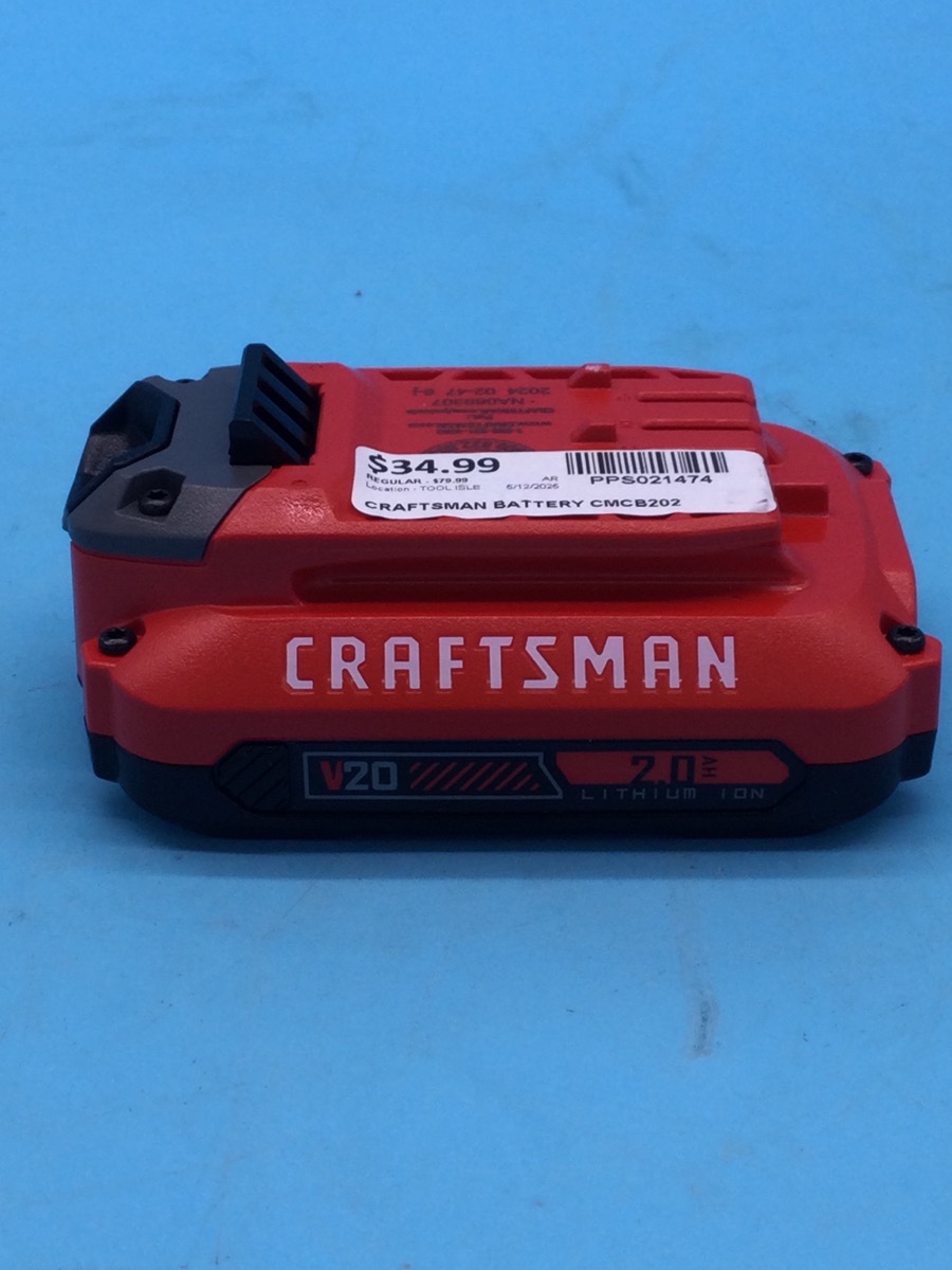 Craftsman 20V Lithium Battery Model CMCB202