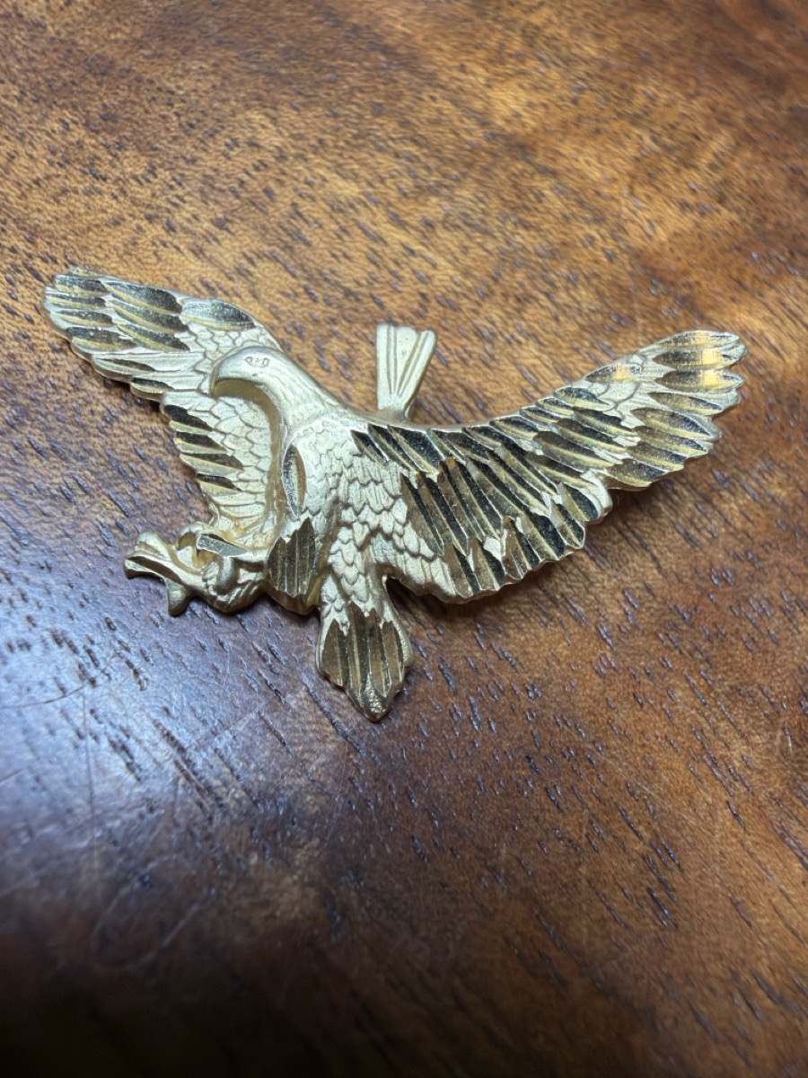 Pendant Eagle 14K Yellow Gold 1.7dwt