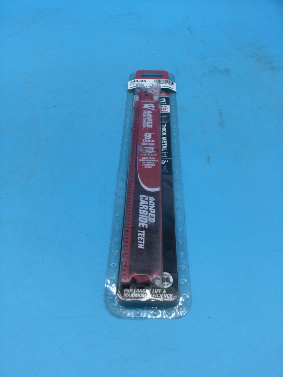 Diablo Reciprocating Saw Blade Model DS0908CF3