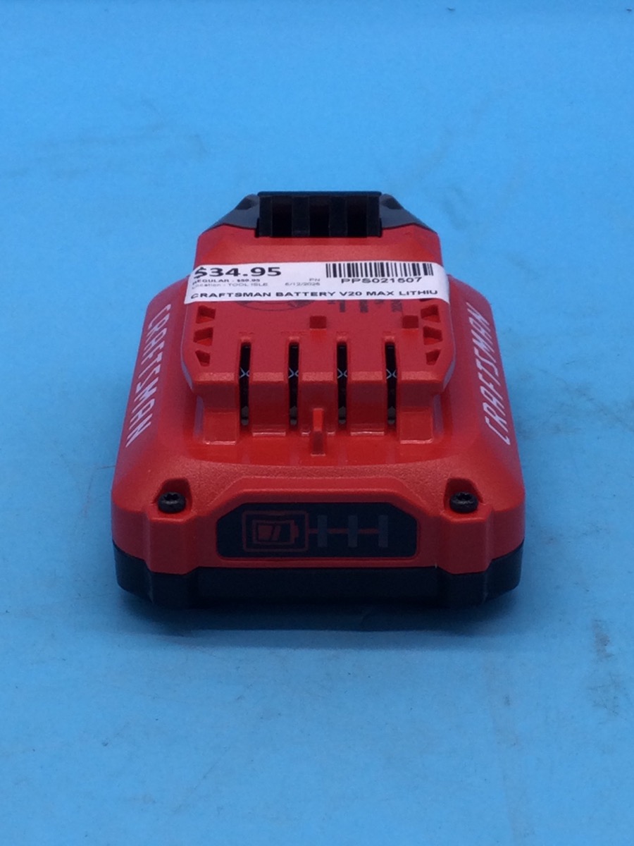 Craftsman V20 Max 2.0Ah Lithium Ion Battery photo 3