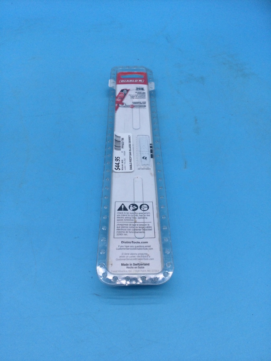 Diablo Reciprocating Saw Blade Model DS0908CF3 photo 2