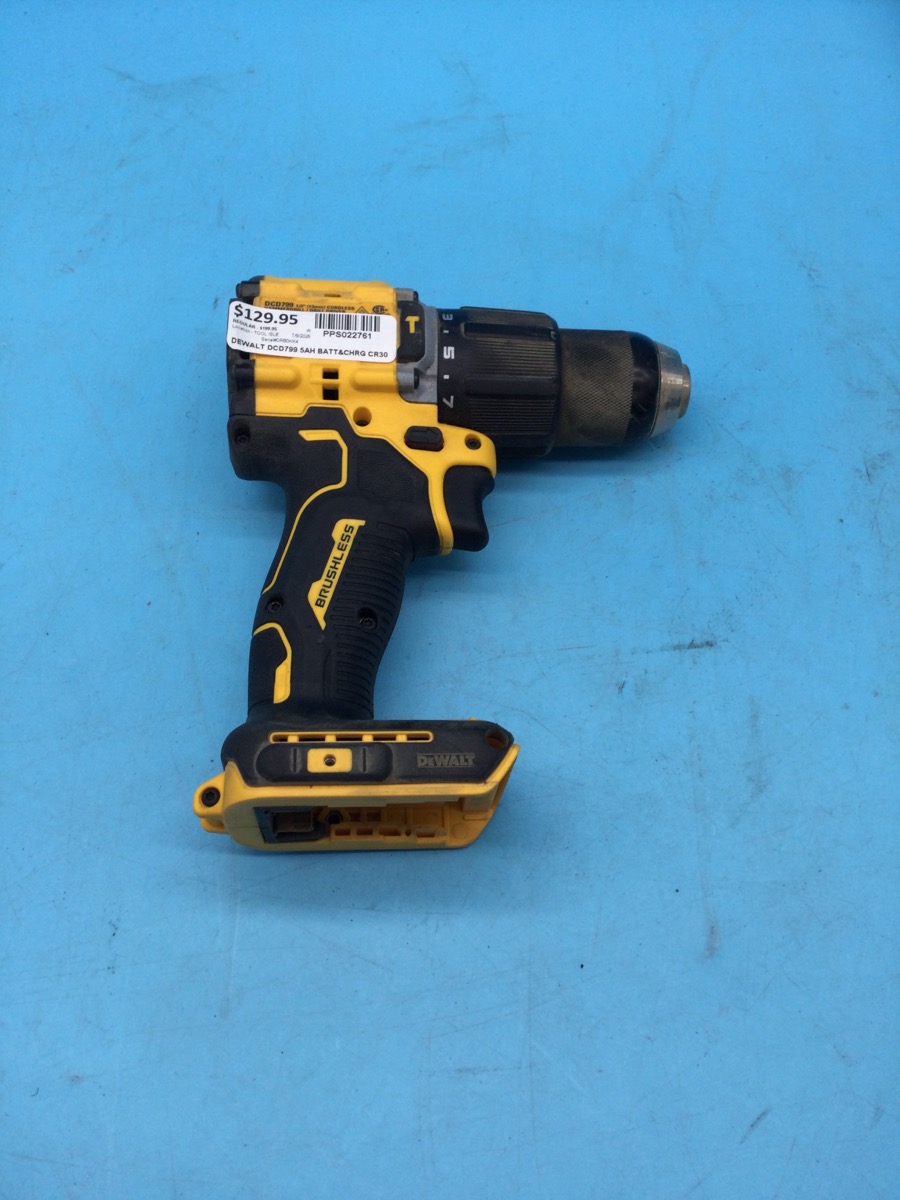 DeWalt Drill 20V with Charger Model DCD799 photo 2