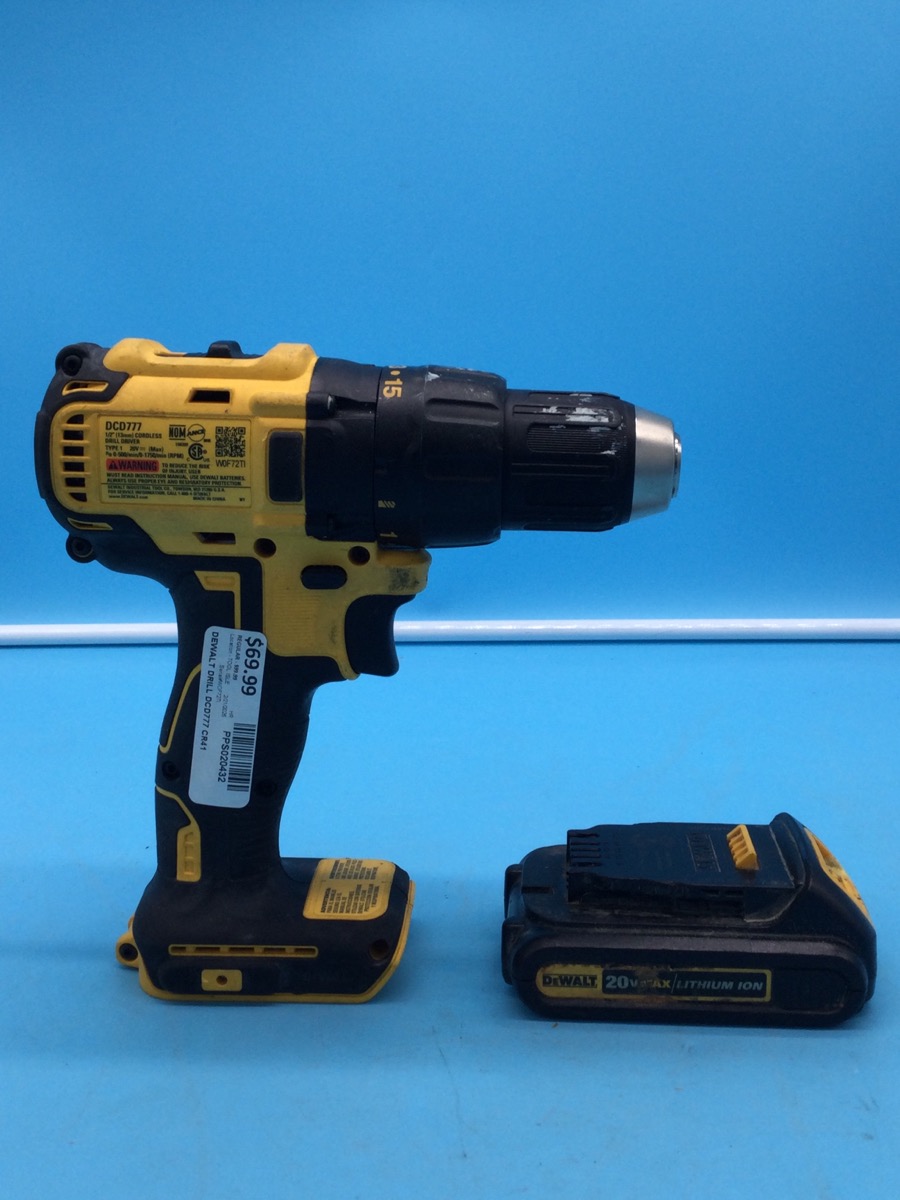 Drill DeWalt 20V Model DCD777