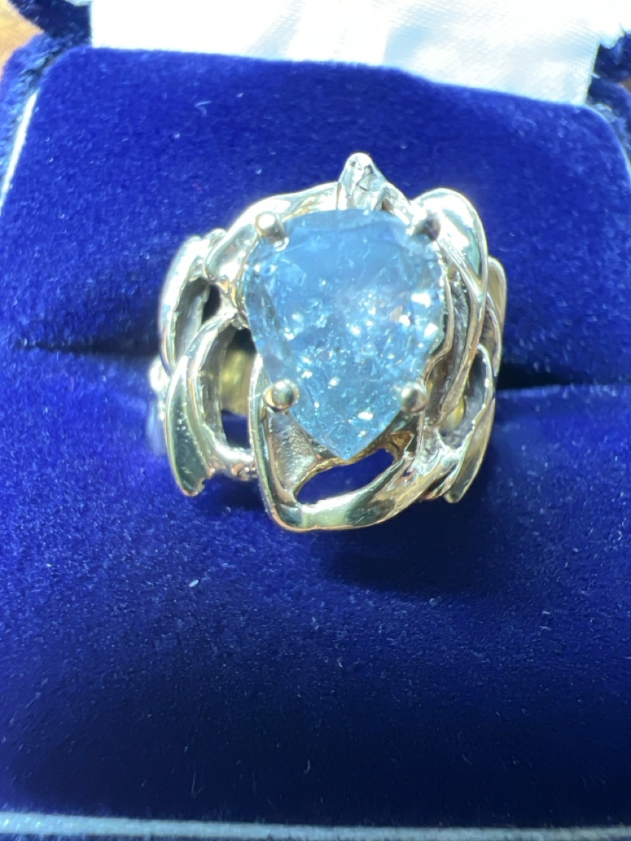 Lady's Diamond Solitaire Ring 1.50 CT 14K Yellow Gold 4.7dwt Size