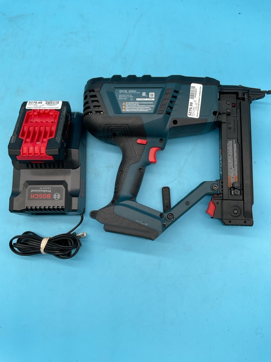Bosch Stapler Model GTH18V-18M with Battery Charger photo 2