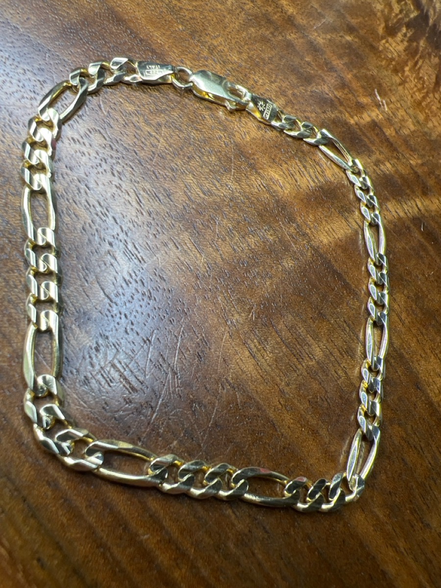 Gold Bracelet 14K Yellow Gold 4.4dwt