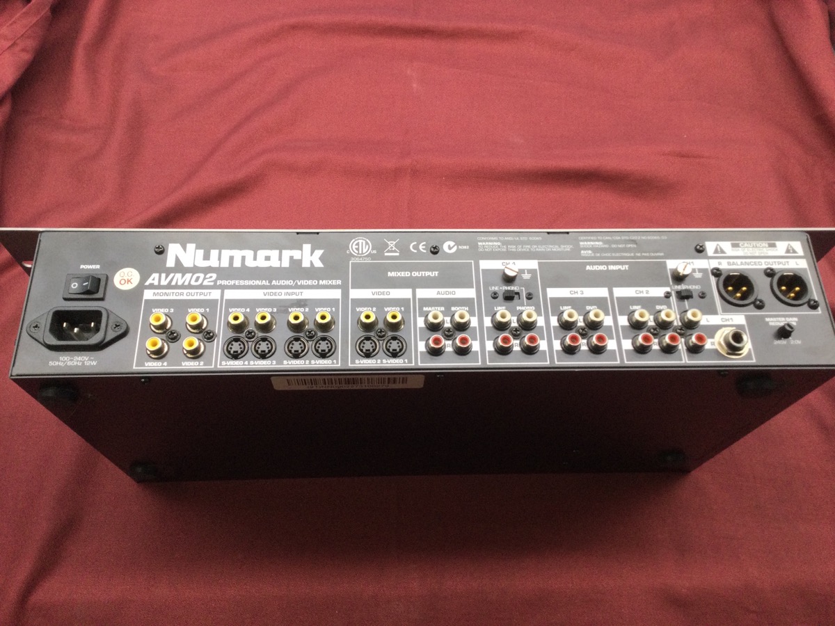 Numark Electronics Mixer AVM02 photo 2